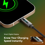 Oraimo DigiLine OCD-175CC: 100W Digital Display Type-C to C Cable - Image 2