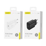 FONENG EU51 PD 25W GaN USB-C Wall Charger with Type-C Cable Black - Image 3