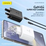 FONENG EU62 PD 45W GaN USB-C Wall Charger with Type-C Cable - Image 2