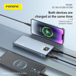 Foneng GT100 10000mAh 22.5W Fast Charging Power Bank - Image 2