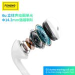 FONENG T15 Half-In-Ear 3.5mm Heavy Bass Earphone Price in Bangladesh - Image 2