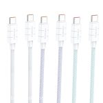 FONENG XS02 Type-C to Type-C 1.2M Braided Cable Original - Image 2