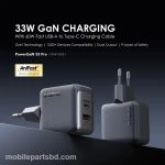 Oraimo AniFast 33W GaN Charging PowerGaN 33 Pro (OCW-7331E) with 60W Type-C Cable Price in Bangladesh