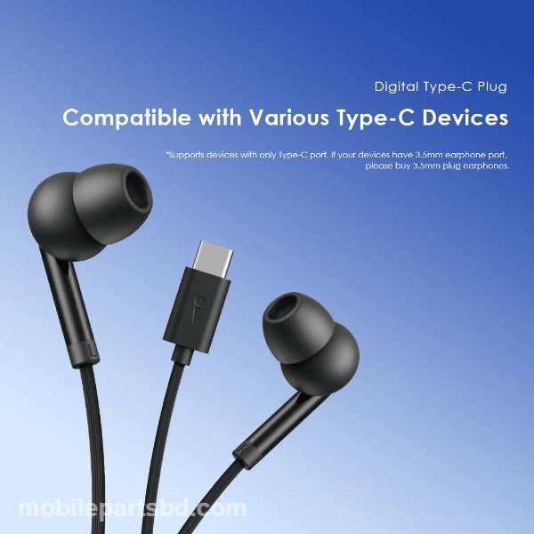 Oraimo Conch 2C In-Ear Type-C Wired Earphone (OEP-320C) Price in Bangladesh